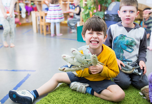 children playing